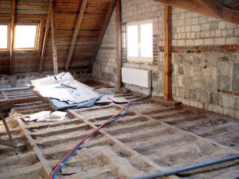 Materiały podłogowe na strych