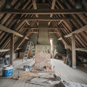 Jak skutecznie otynkować komin na strychu, by uniknąć problemów z wilgocią?