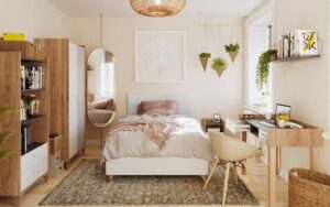 Jak stworzyć idealną sypialnię z biurkiem – poradnik do urządzenia kącika do pracy
