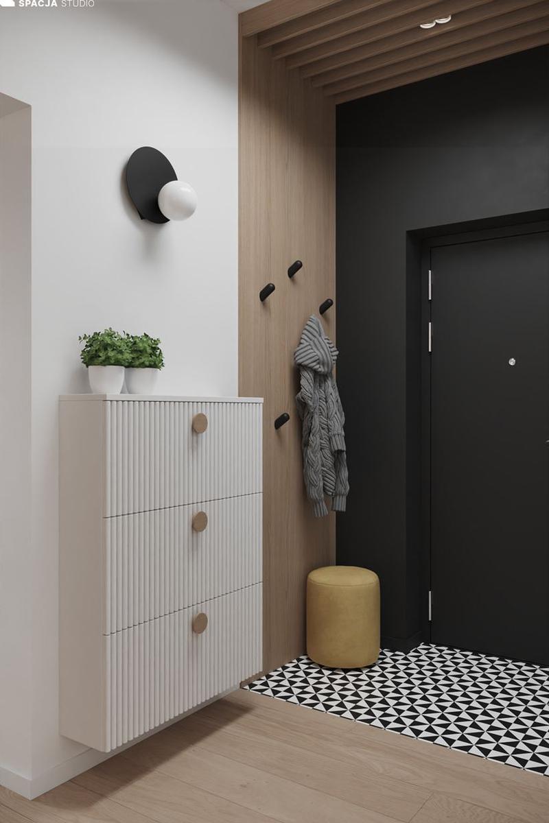 Materiały na ściany przedpokoju