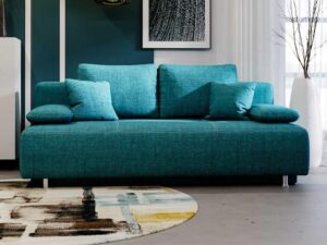 Kolory, które idealnie komponują się z turkusową kanapą – odkryj najlepsze ściany do swojego wnętrza