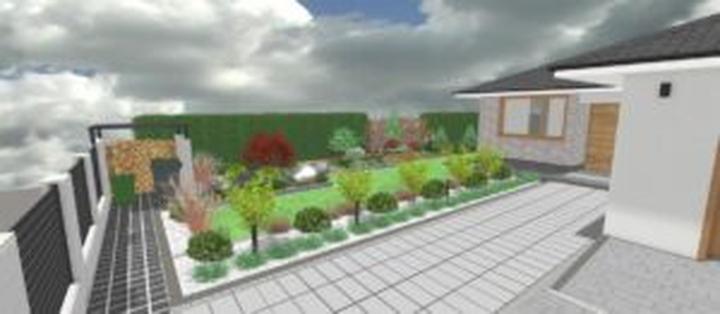 Elegancki przedogród inspiracje