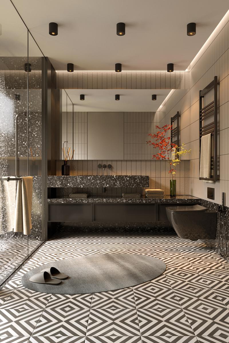 Kinkiety i reflektory w łazience