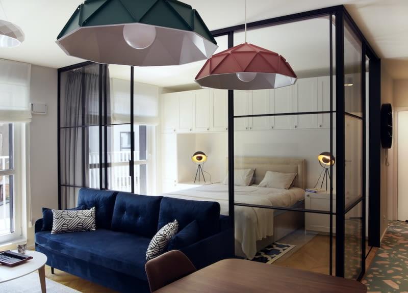 Wydzielenie sypialni w kawalerce