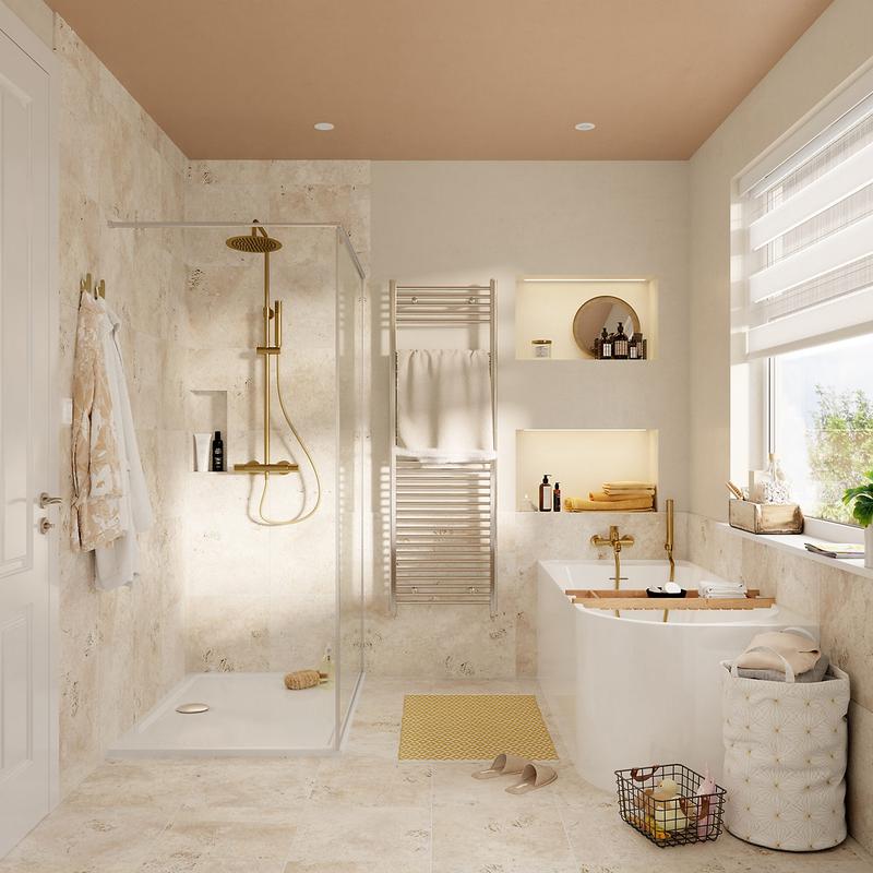 Detale wykończeniowe łazienki