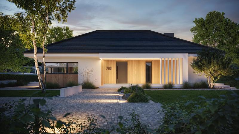 Energooszczędny dom parterowy i ekologia